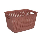 Cestino multiuso in plastica Tila Siena/Terracotta  17 L