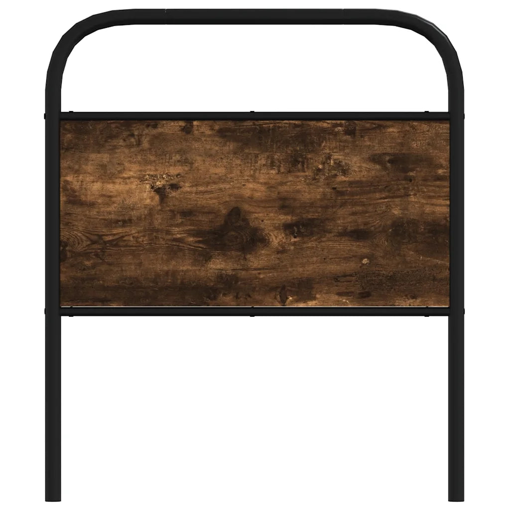 Testiera di Ricambio Rovere Fumo 80 cm in Acciaio e Legno Multistrato 4100236