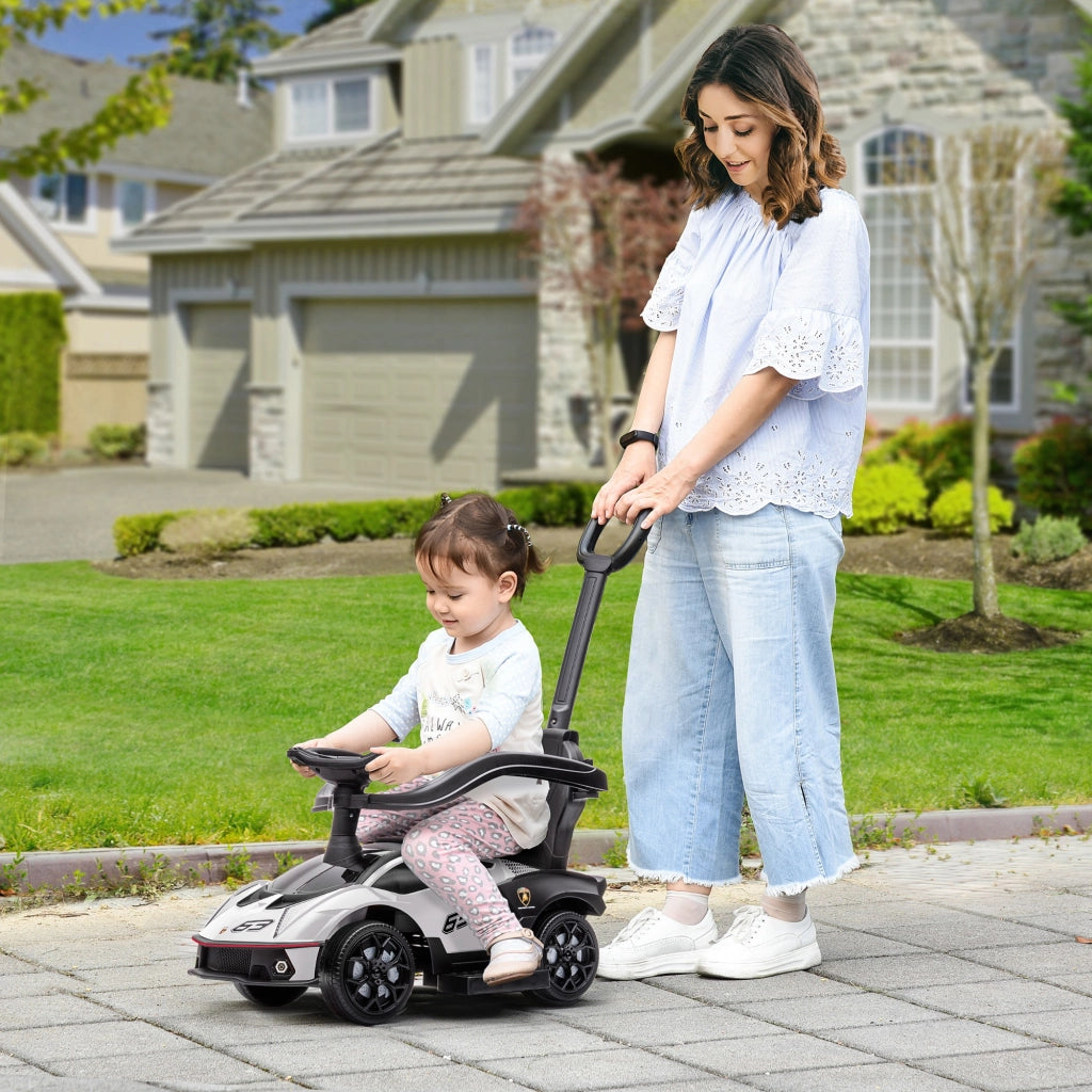 Coche Correpasillos per Bambini ¨C Minimal ¨C 86,5x40x89,5 cm Bianco e Nero
