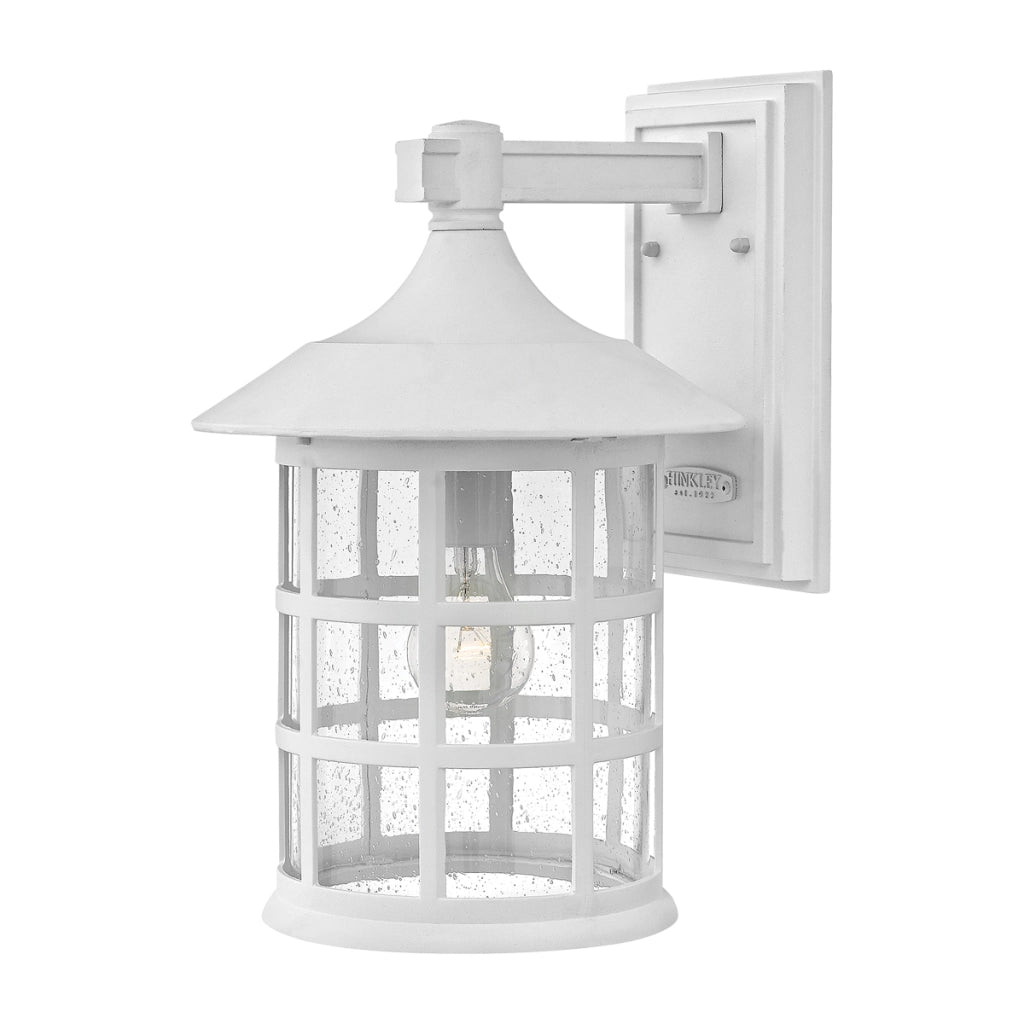 Applique da esterno retrò Freeport bianco E27 60W Hinkley