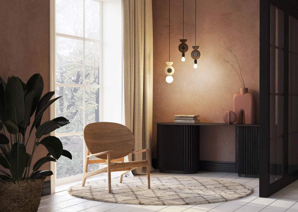 Lampada a sospensione legno scuro E27 Nowodvorski 11176