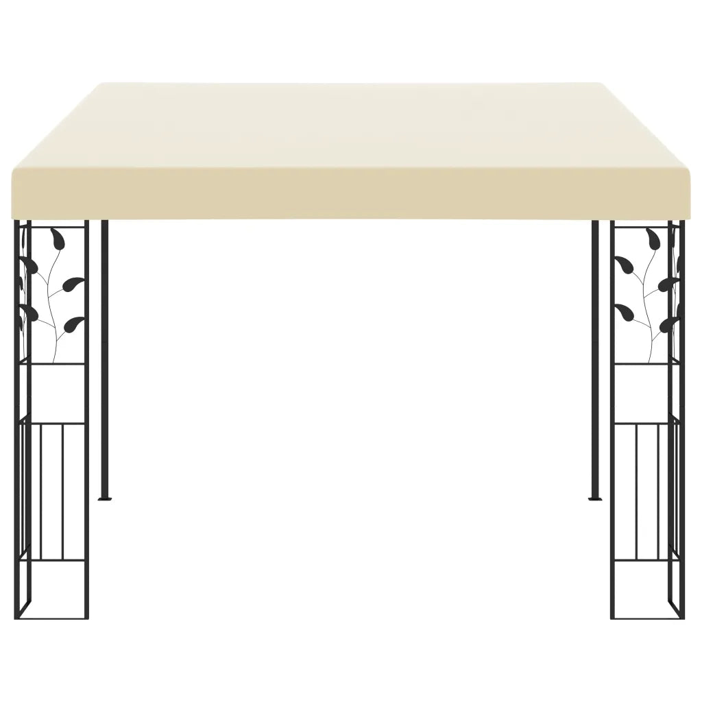 Gazebo | Pergolato a Parete 3x3x2,5 m Crema