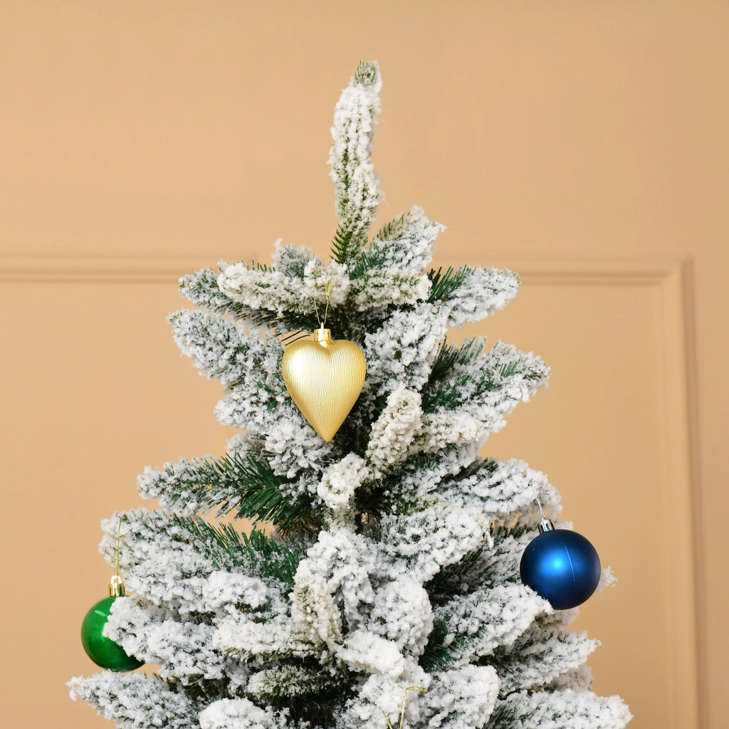 Albero di Natale Artificiale 210 cm ¨C Minimal ¨C Verde Bianco