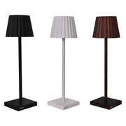 Lampada da tavolo ricaricabile 10x10xh.38 cm