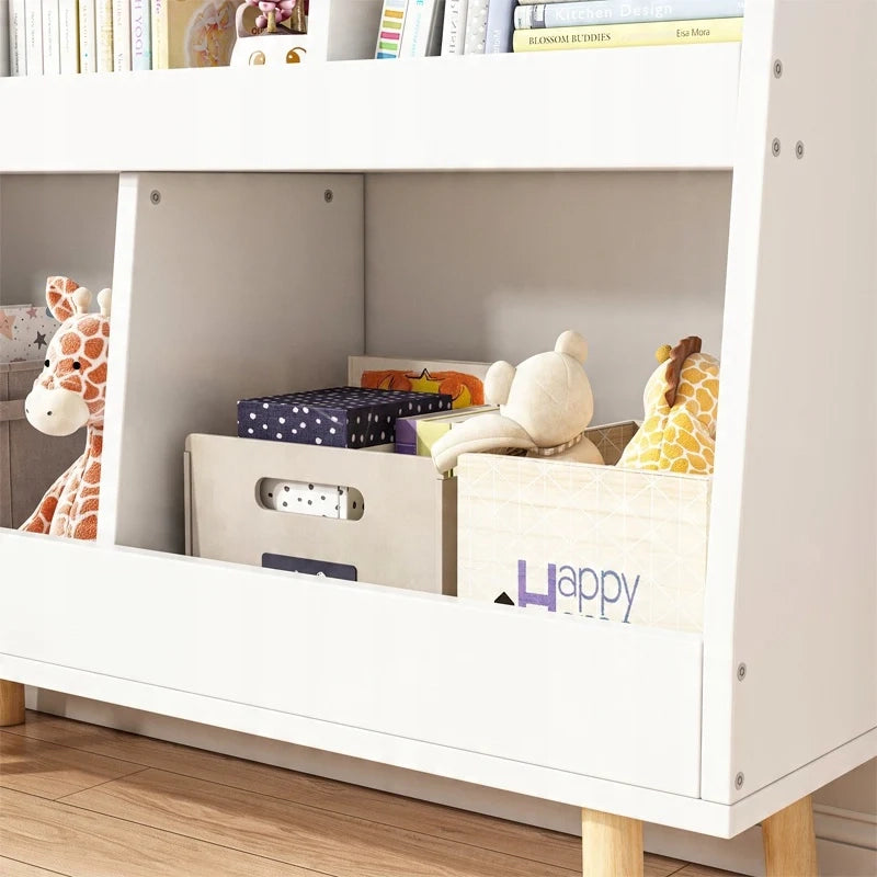 Libreria Bianca 60x25x80 cm Ideale per Ogni Ambiente