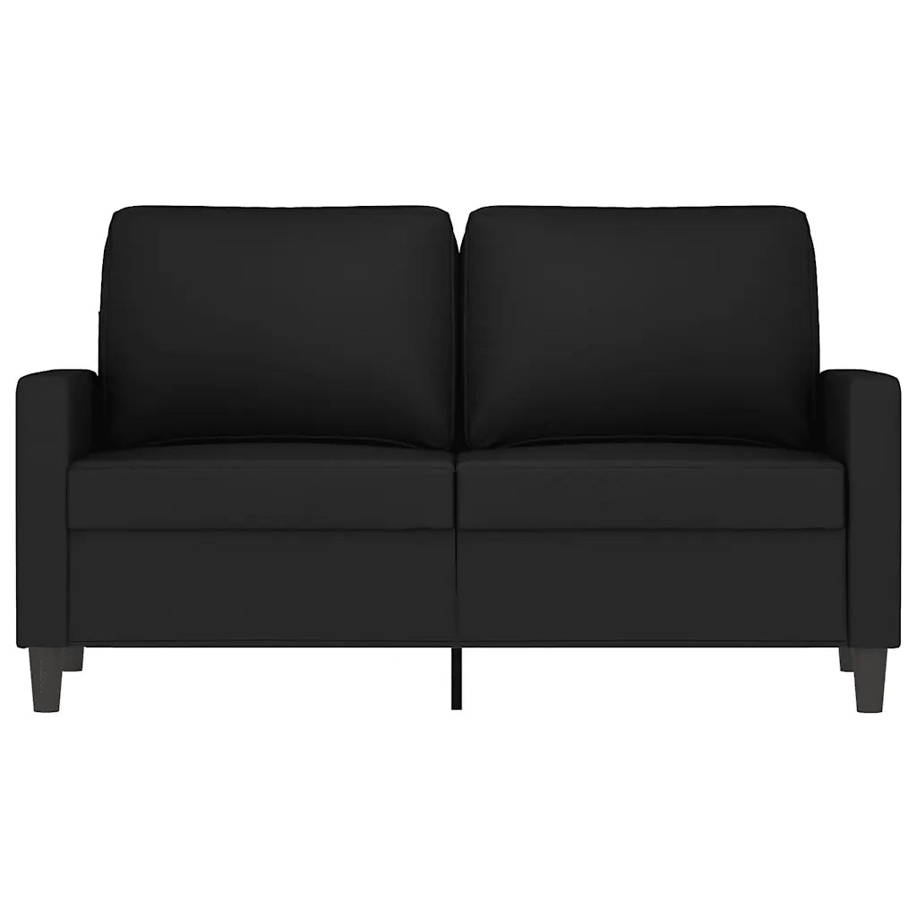 Divano a 2 Posti-Sofa 2 Posti Nero 120 cm in Velluto 895791