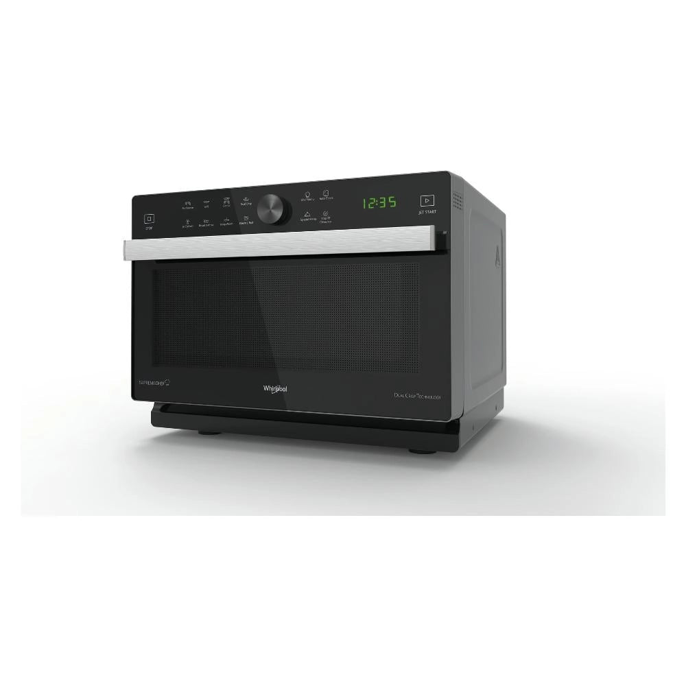 Forno A Microonde Frontale Whirlpool SUPREME CHEF Mwp 337 Sb 33 Litri 900 W (A37,3xL49xP49,5) Nero e Argento