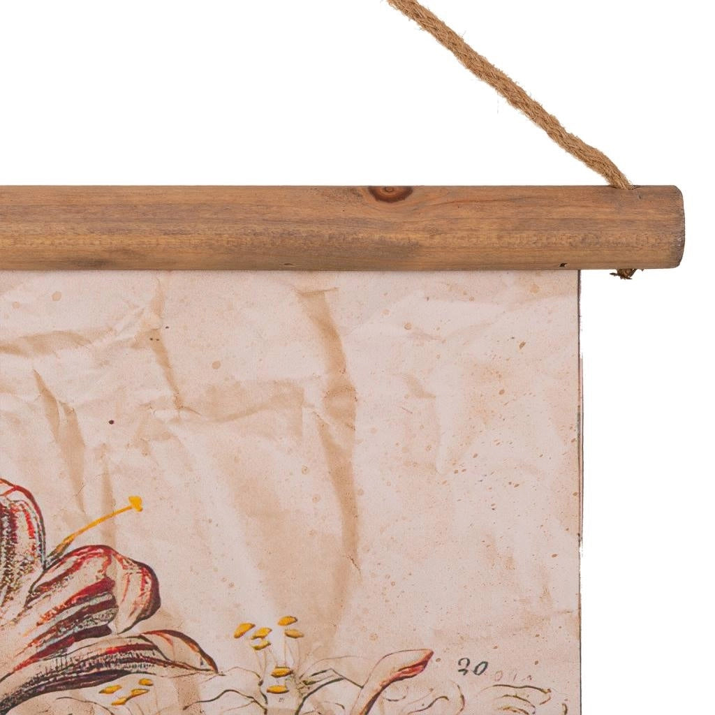 Lienzo pergamino de lino impreso 64x83x1,7h