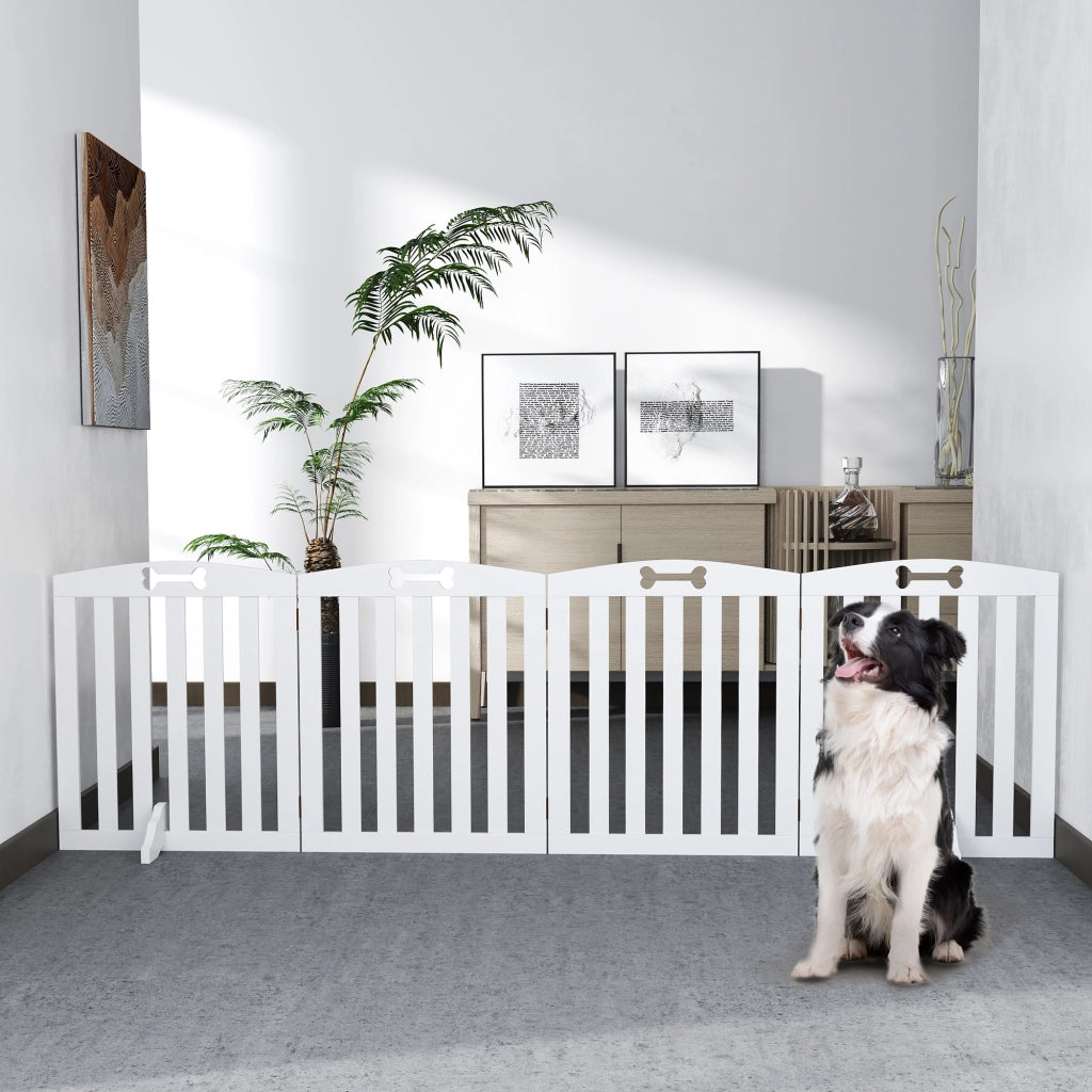 Barriera di Sicurezza per Cani ¨C Minimal ¨C Bianco 207.5 cm