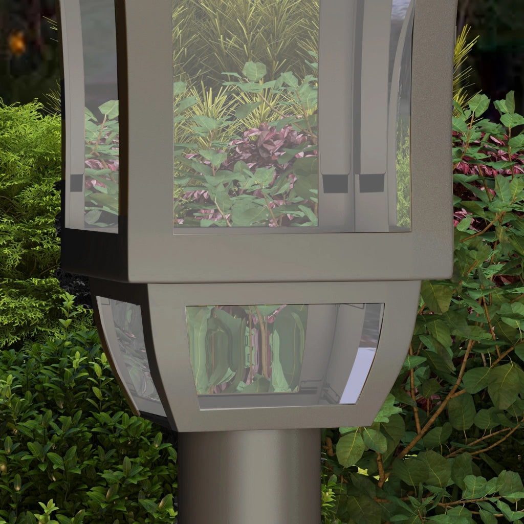 Farol Solar da Giardino ¨C Minimal ¨C ABS e Policarbonato 15x127 cm Nero