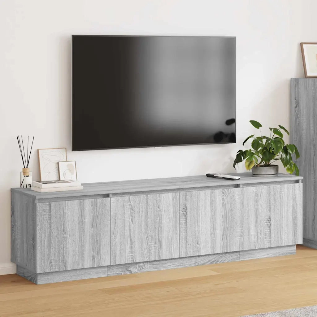 Mobile TV Grigio Sonoma 180 x 38 x 49 cm Legno multistrato