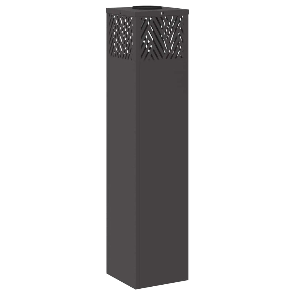 Faro LED solare per sentieri 2 pcs Nero 879730