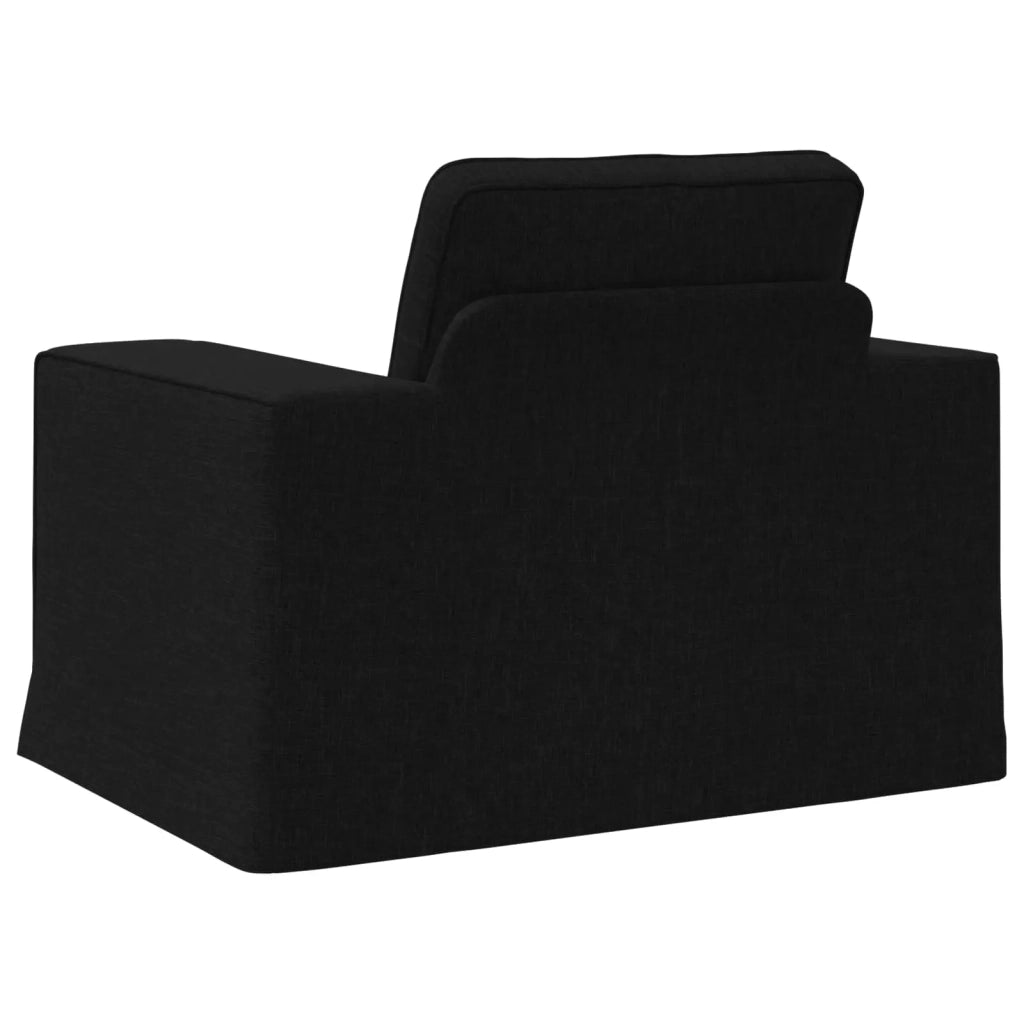 Divano Nero 103 x 80 x 82 cm Tessuto