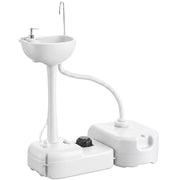 Lavabo Portatile con Ruote ¨C Xylo ¨C Bianco 83x50x103cm