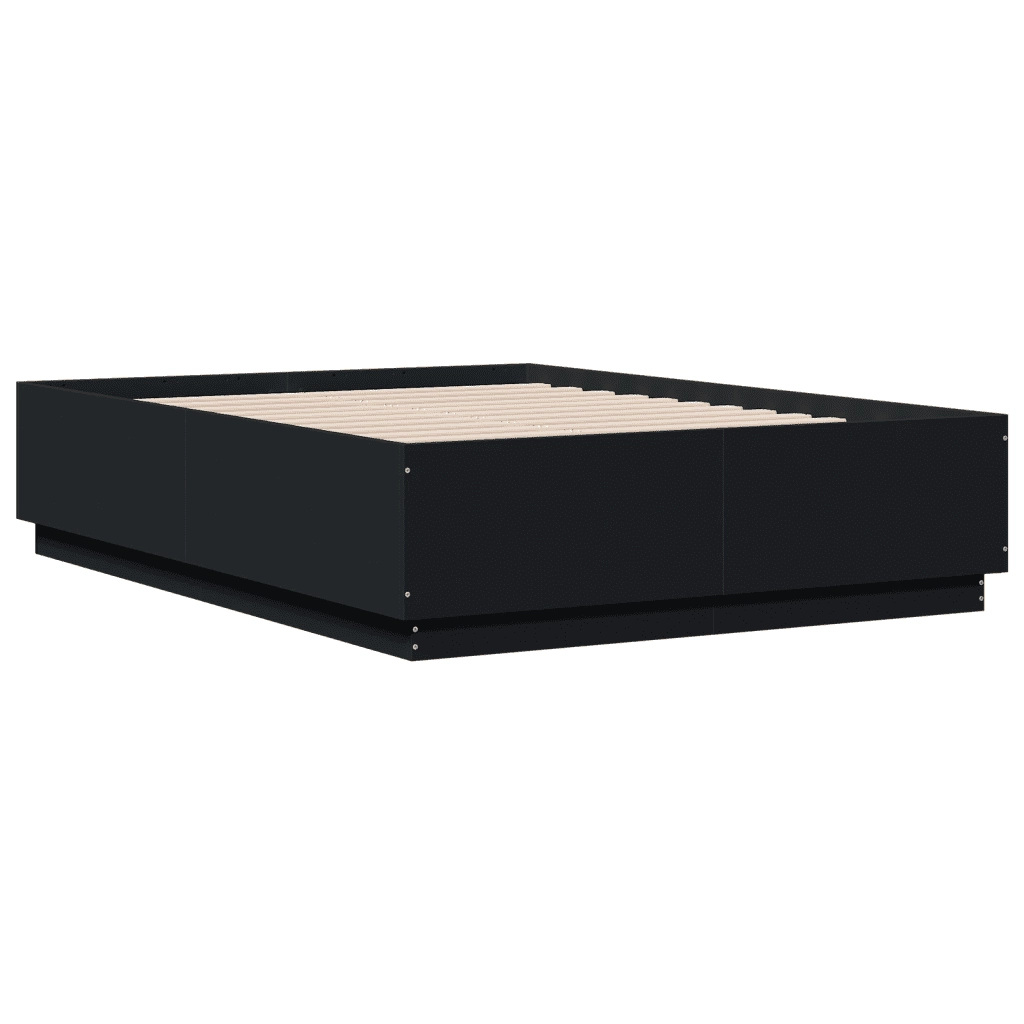 Giroletto Nero 135x190 cm in Legno Multistrato