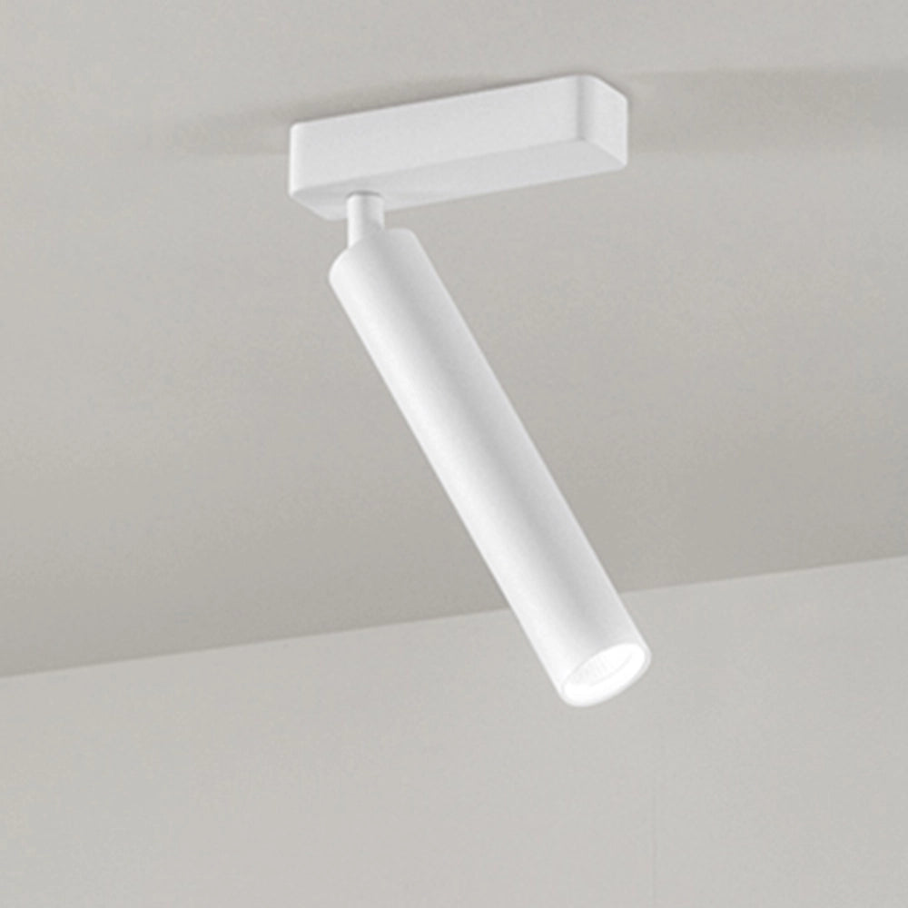 Spot Moderno Bambù Metallo Bianco Led 10W 3000K