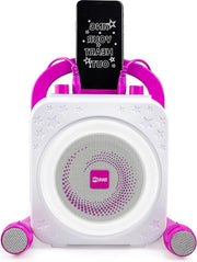 Impianto karaoke - Macchina karaoke Bluetooth con due microfoni - canto senza fili