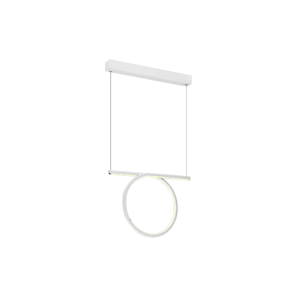 Lampada a sospensione Milagro Loop ML520 LED 20W bianca
