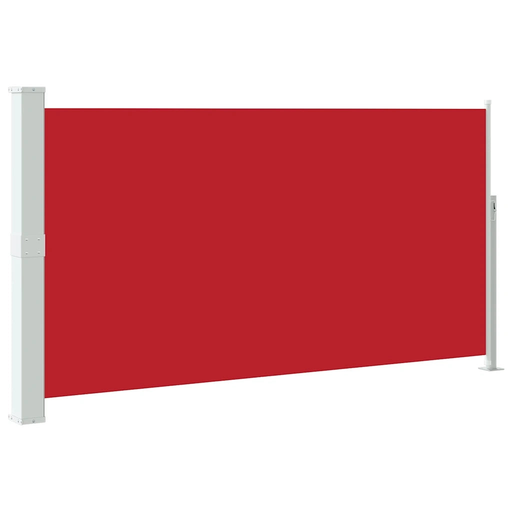Tenda Laterale Retrattile per Patio 170x300 cm Rosso 48367