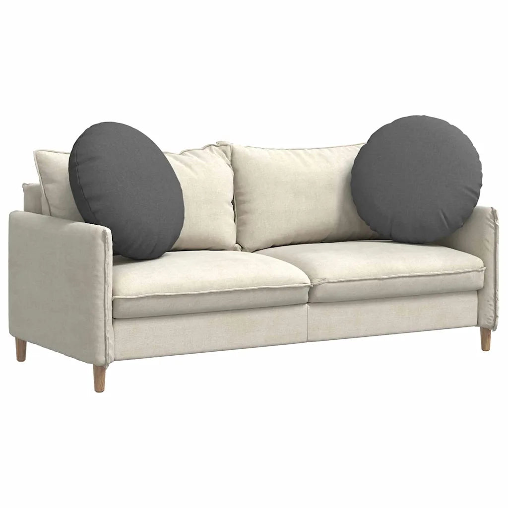Cuscini per Seduta 2 pz | Cuscini per sedie Grigio scuro ?80 x 29 cm Tessuto