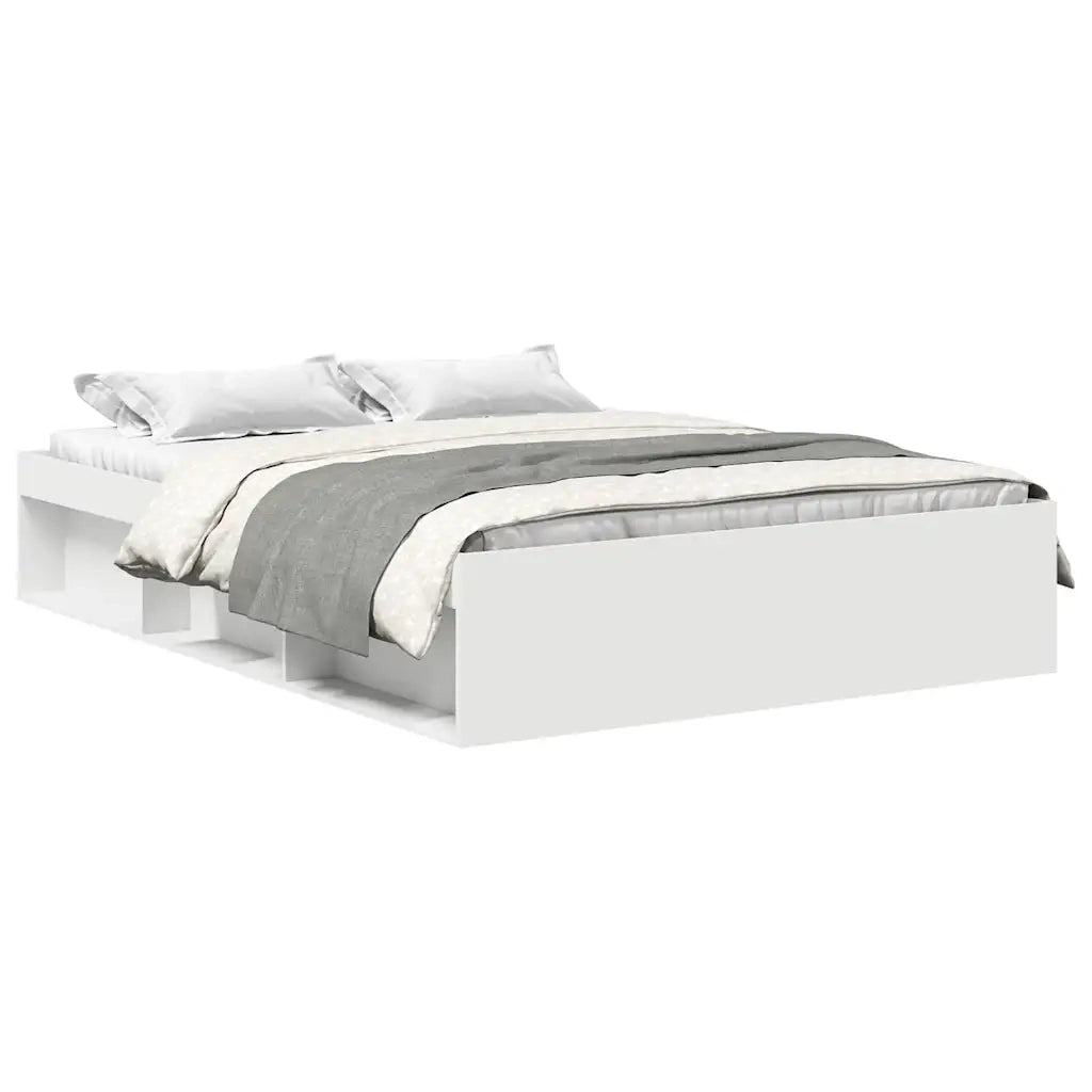 Letto matrimoniale | Letto per adulti | Giroletto Bianco 120x190 cm Small Double