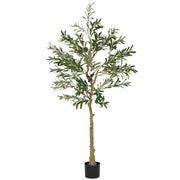 Albero di Ulivo Artificiale ¨C Zephmum ¨C Verde 150 cm