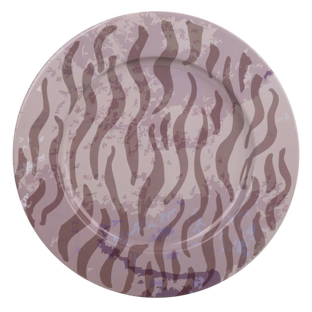 Placca in metallo viola d33x1,5h