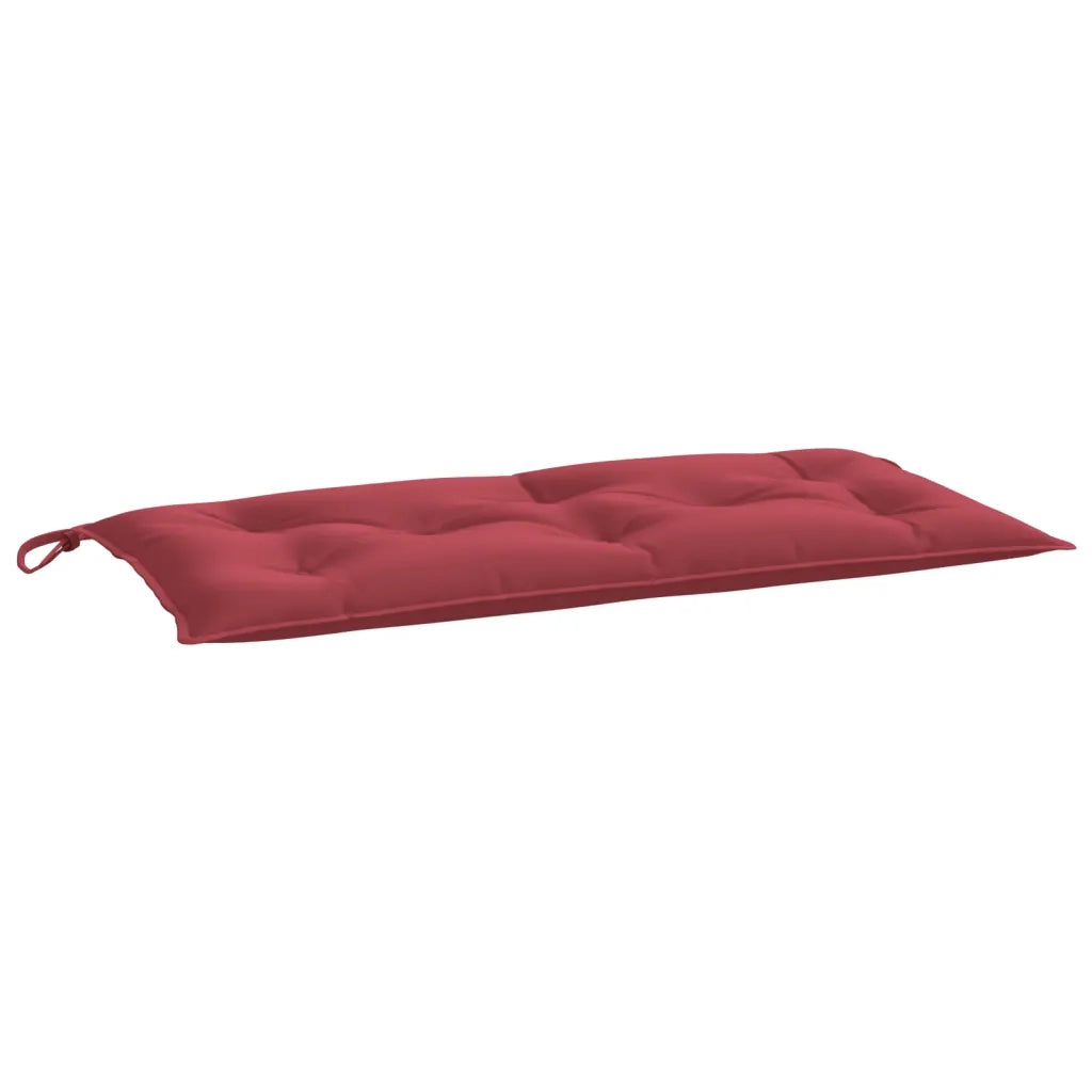 Cuscino per Panca-Cuscini per panchina Rosso Vino 110x50x7 cm in Tessuto Oxford