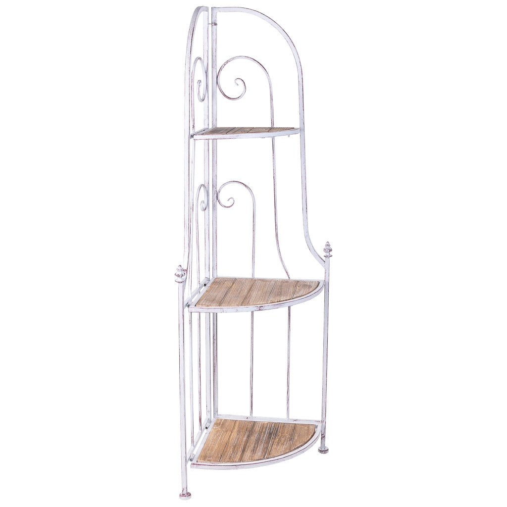 Mensola espositiva grigio 37x37x131