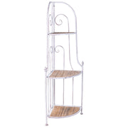 Mensola espositiva grigio 37x37x131