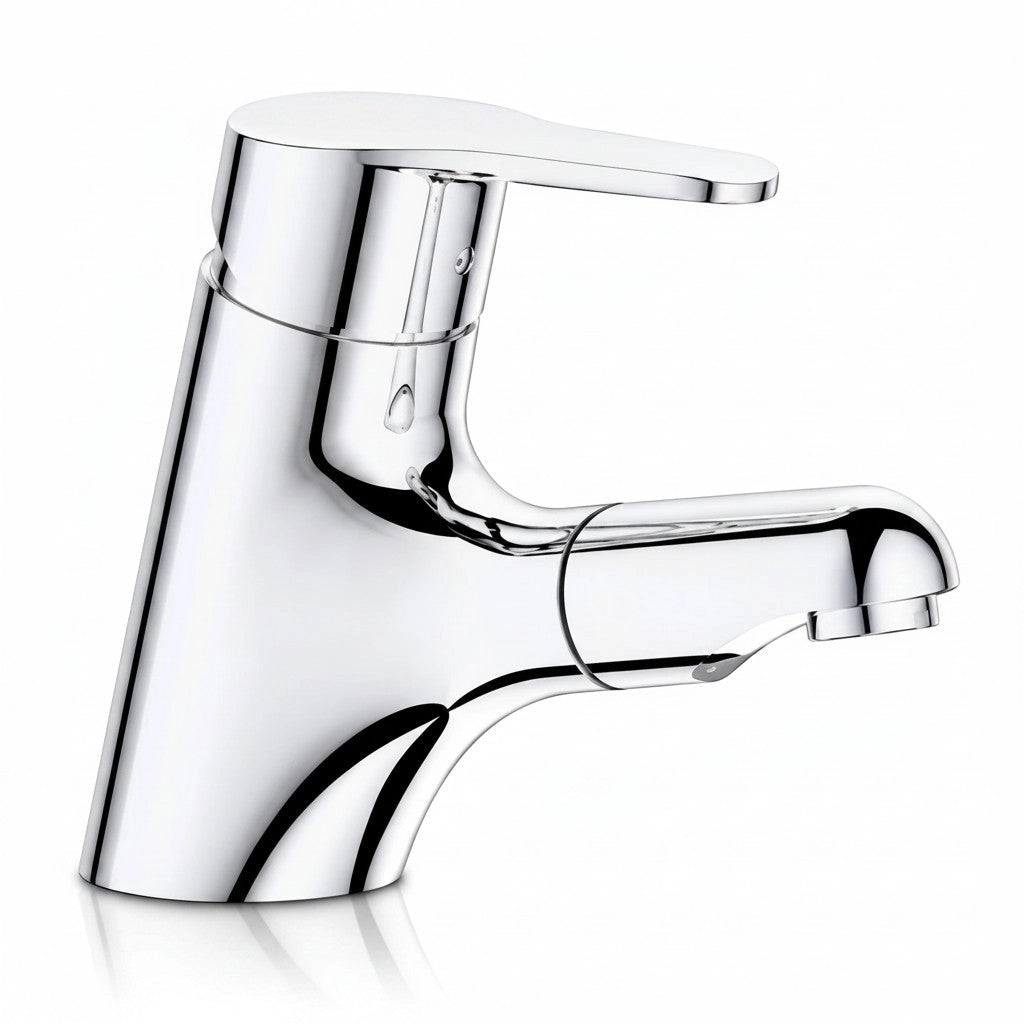 Miscelatore lavabo bagno con doccetta estraibile