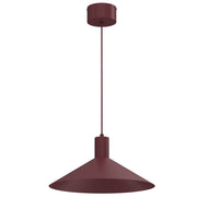 Lampada a sospensione minimal Nox 1xGU10 bordeaux Ø40 cm