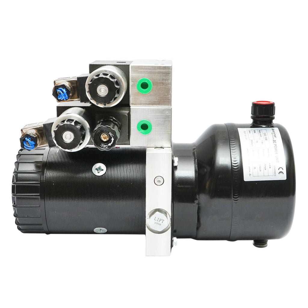 Pompa idraulica ribaltabile per spazzaneve 12V, 1,6Kw, 20Bar