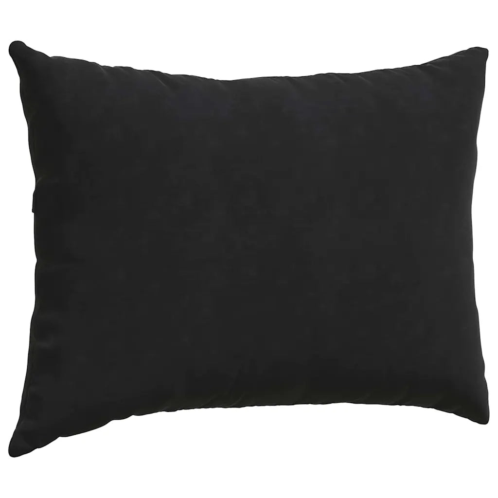 Cuscini da Divano 2 pz-Set di 2 Cuscini per Sofa Nero 70 x 50 cm Tessuto in Cords