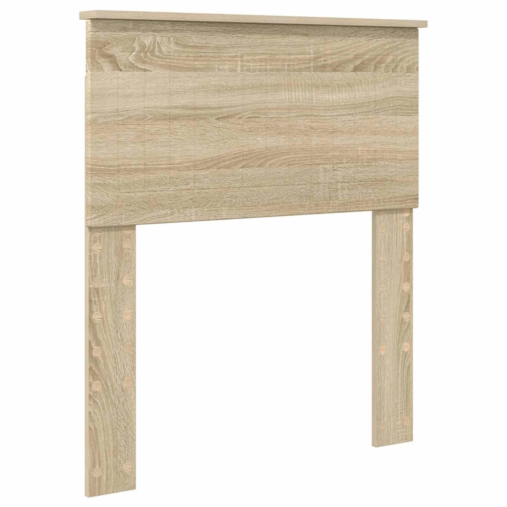 Struttura del letto-Giroletto Rovere Sonoma 75 x 190 cm Pino massello 876107