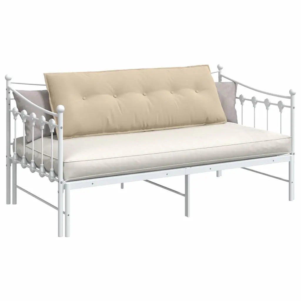 Cuscino per Schiena | Cuscino dorsale Crema 140 x 50 cm Tessuto in Microfibra