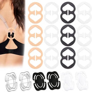 18 Pezzi Cinture di Spalla Antiscivolo per Intimo Nero M Nero