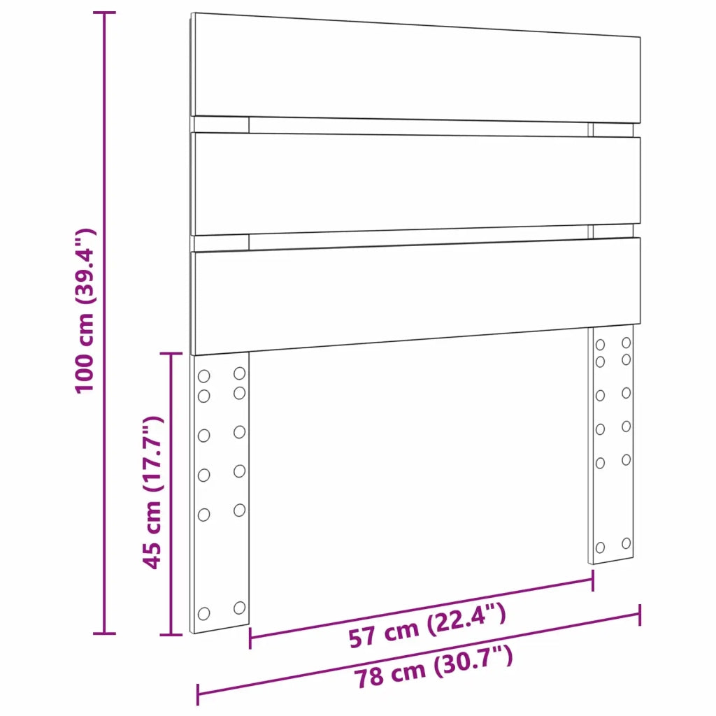 Testiera | Testata Bianco Legno multistrato