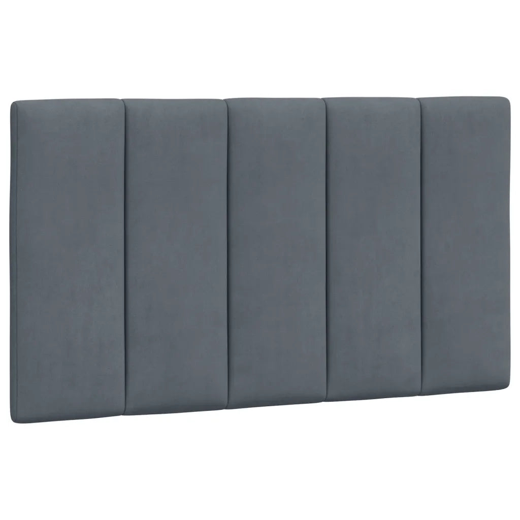 Cuscino Testiera Hanko Grigio Scuro 90 cm in Velluto 374650