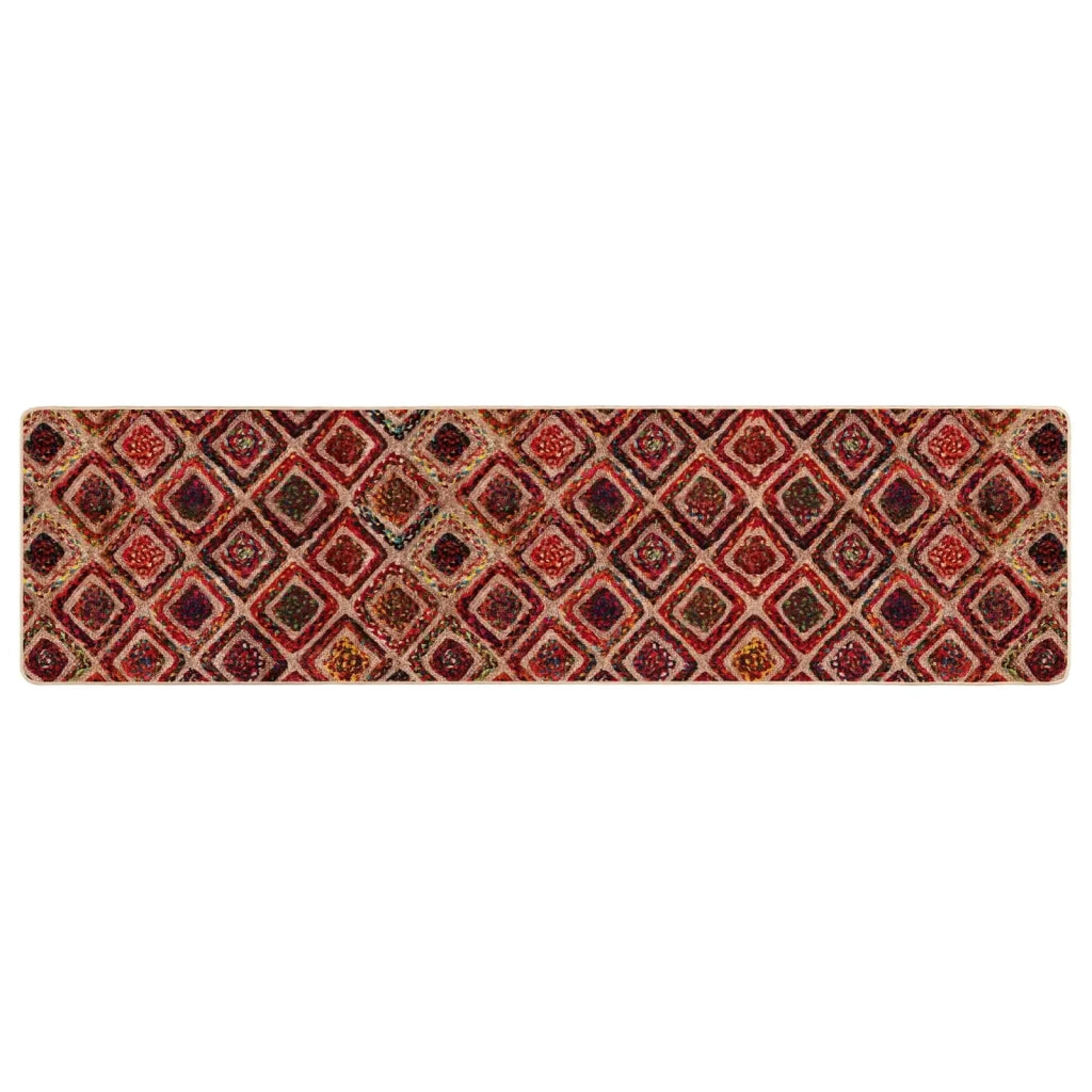 Runner Tappeto MARSA Multicolore 100 x 300 cm Poliestere e PVC 42023274