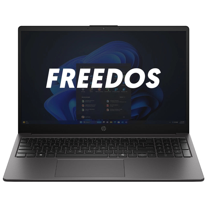 HP 250R G10 (D90Q5AT) - NOTEBOOK 15.6 - CPU INTEL CORE 3 100U - RAM 8GB - SSD 512GB - FREEDOS - 3Y