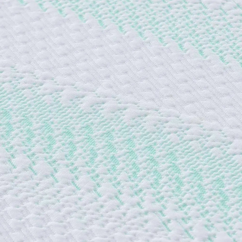Topper per materasso-Materassino Bianco e Verde 90 x 200 cm 312280