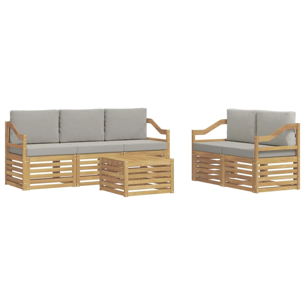 Set divani Legno di Acacia Massello 3391411