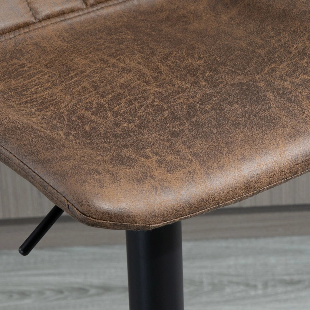 Sgabello da bar ¨C Minimal ¨C marrone, altezza regolabile