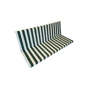 Olibo' 8033047408708 Riga Set cuscini per dondolo da giardino in cotone 180x55 cm colore Verde