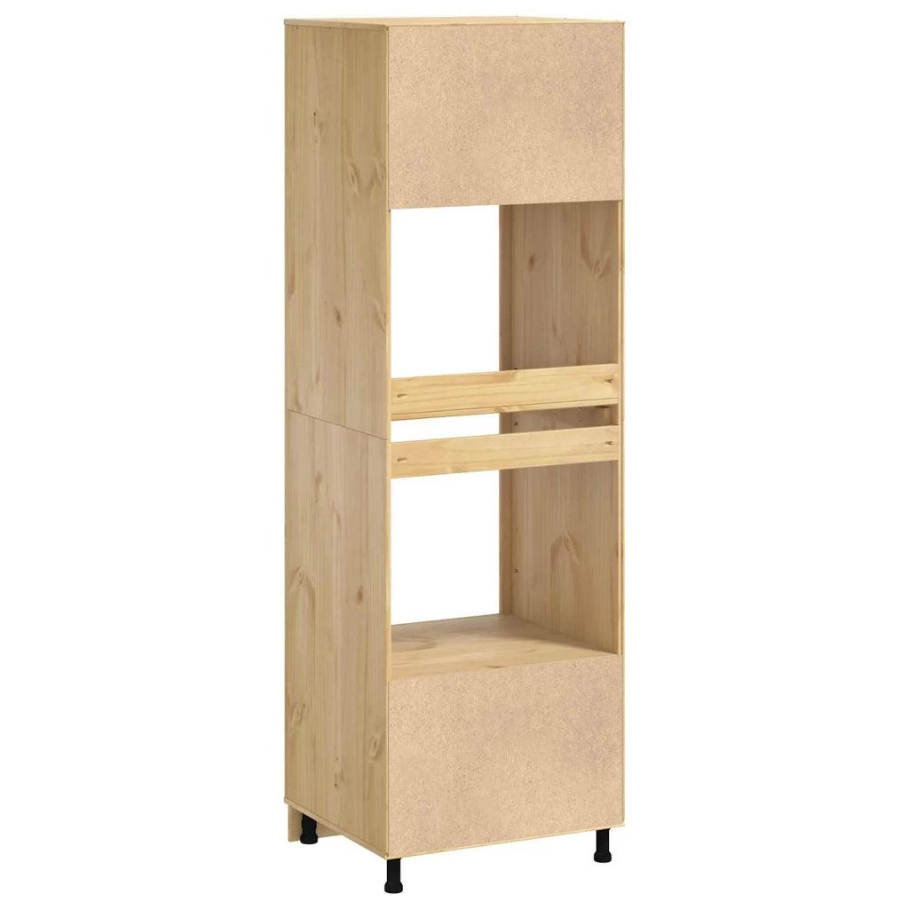 Pensile da cucina | Armadietto SKI Marrone Miele 66 x 58 x 207 cm Pino massello