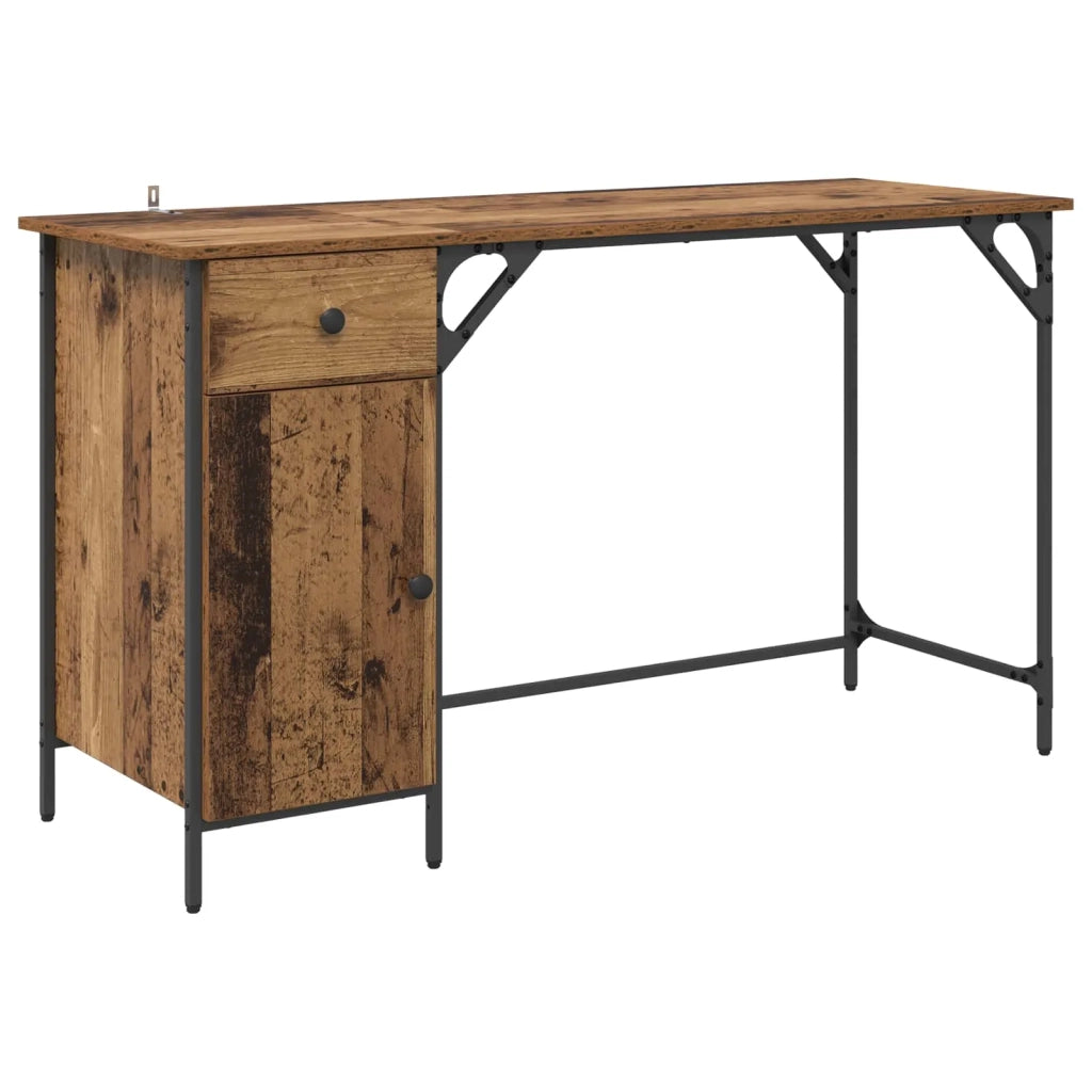 Scrivania per computer Legno vecchio 131 x 48 x 75 cm 882832