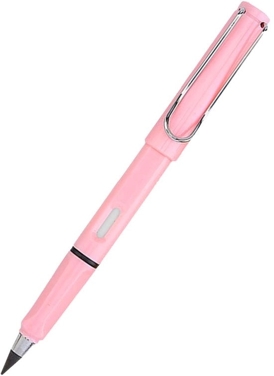 Set di matite inerti 4 pezzi - Matite inerti ricaricabili - Progettazione ergonomico - Durezza HB - 6 punte di scrittura sostituibili - Manico comodo - Matite senza inchiostro per scrivere