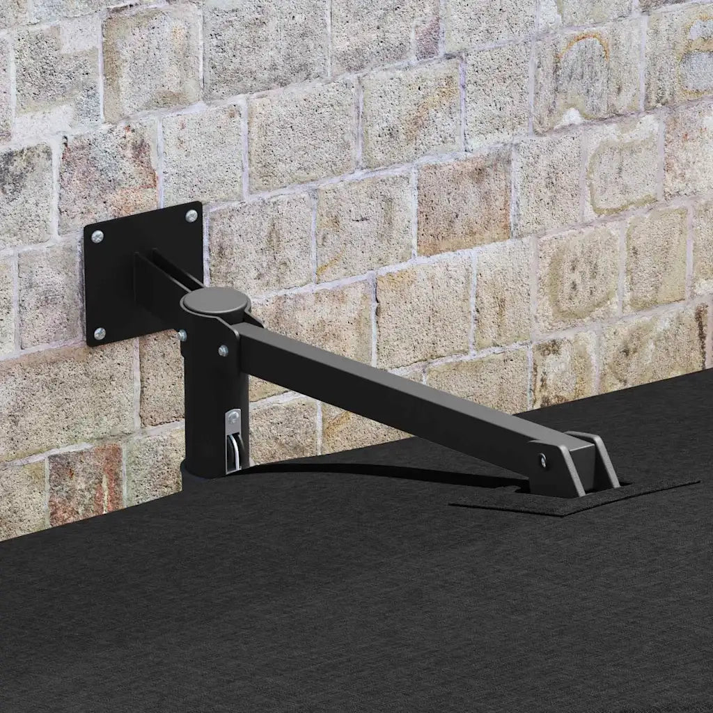 Ombrello da giardino Nero 248,5 x 247,5 x 160 cm 42003241