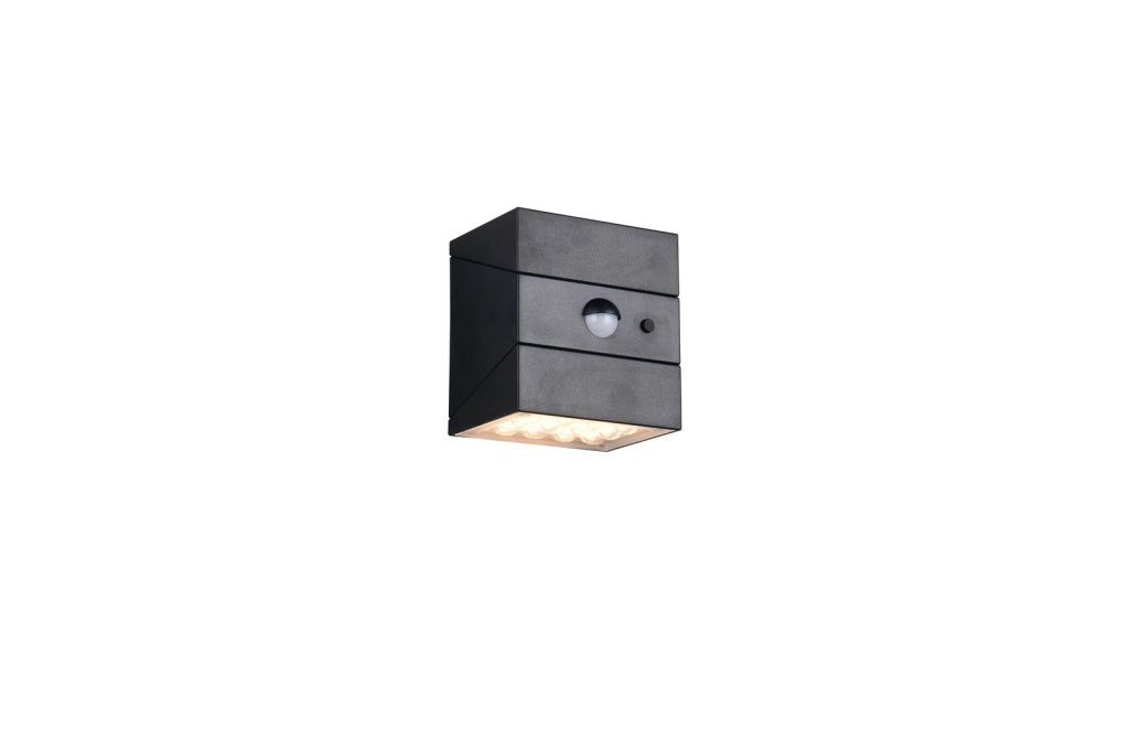 Applique solare da esterno TALCA LED nero IP65 PIR